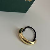 Gold Glossy Single Hair Cuff