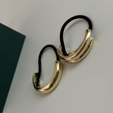 Gold Glossy Single Hair Cuff