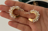 Cinderella Pearl Hoops