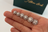 Silver Halo Studs