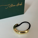 Gold Glossy Single Hair Cuff