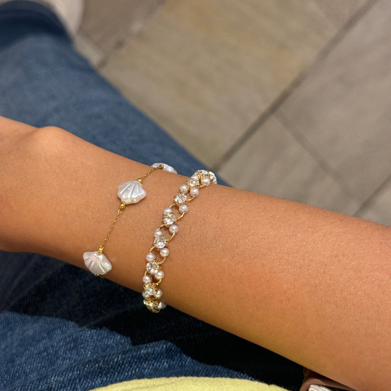 Shell Charm Bracelet