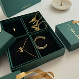 Curated Luxury Jewellery Box/Hamper - Set of 10 box/hamper - Luxe Shadow Edit - 4 jewellery pieces per box/hamper