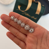 Silver Halo Studs