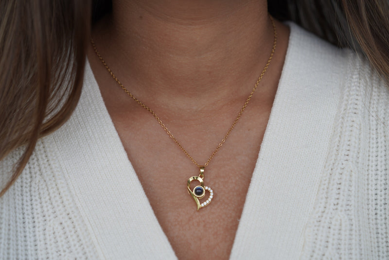 Love me forever Projection Necklace