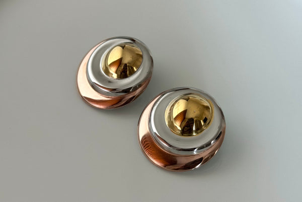 Vintage Dome Earrings