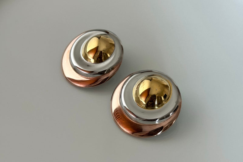 Vintage Dome Earrings