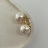 Oversized Pearl Earrings