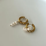 Mismatched Pearl Earrings