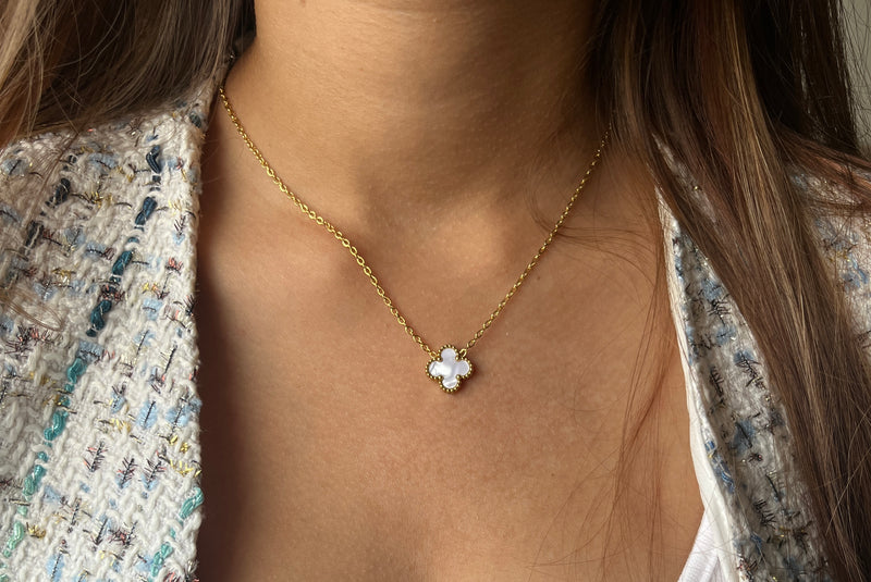 White Clover Necklace