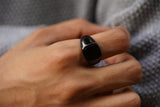 Men Onyx Stone Ring