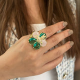 Flower Bird Ring