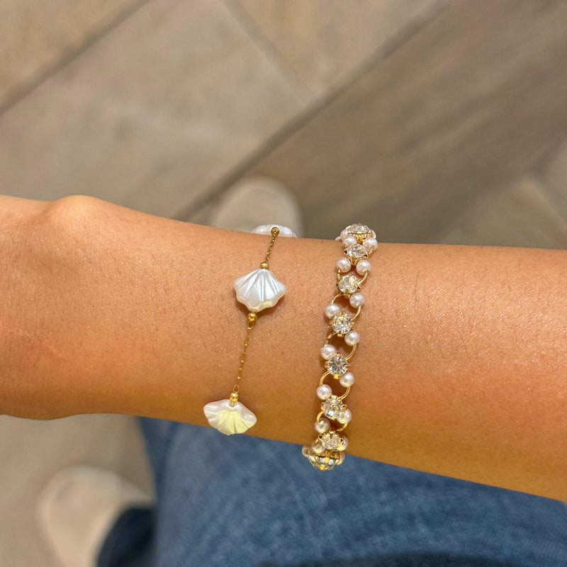 Shell Charm Bracelet