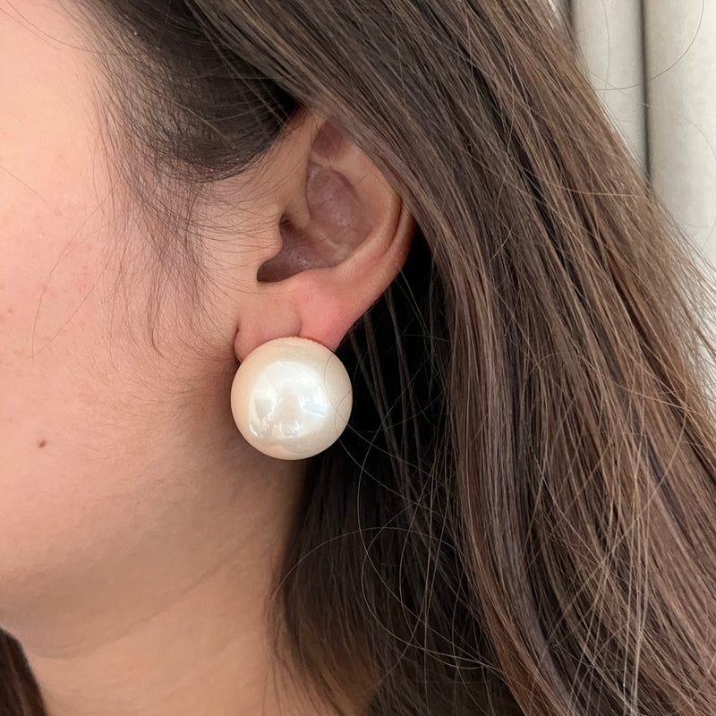 Oversized Pearl Earrings