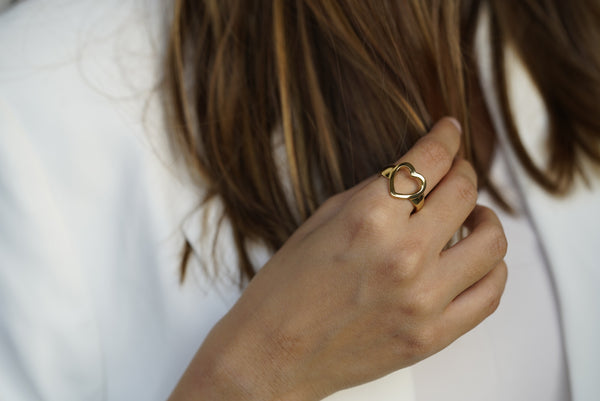 Hollow Heart Ring