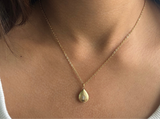 Pear Snowdrop Necklace