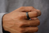 Ceramic Matte Ring - Men