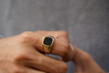 Men Onyx Stone Ring