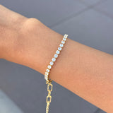 Paperclip Tennis Bracelet