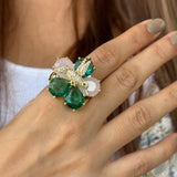 Flower Bird Ring