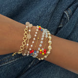 Floral Fantasy Wrap bracelet