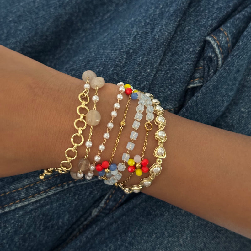 Floral Fantasy Wrap bracelet