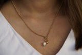 Dainty Knot Pearl Necklace