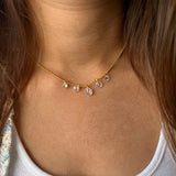 Glimmering Raindrop Necklace