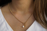 Dainty Knot Pearl Necklace