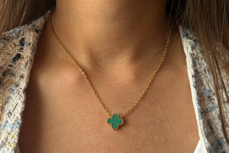 Green Clover Necklace