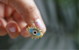 Marquise Evil eye ring