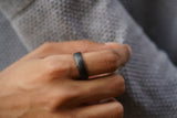 Ceramic Matte Ring - Men