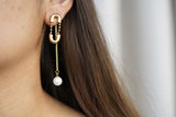 Pearled Pin Earrings