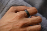 Ceramic Matte Ring - Men