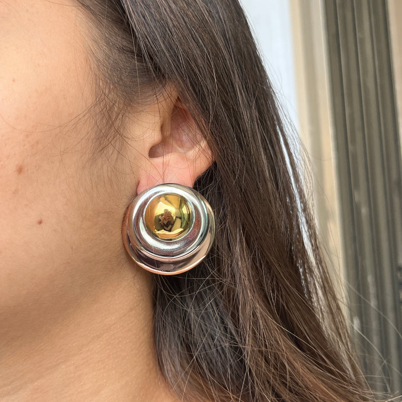 Vintage Dome Earrings