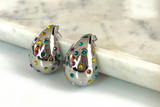 Silver Teardrop Darla Earrings