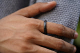 Ceramic Matte Ring - Men