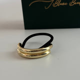 Gold Glossy Double Hair Cuff