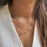 Pastel Stones Layering Chain