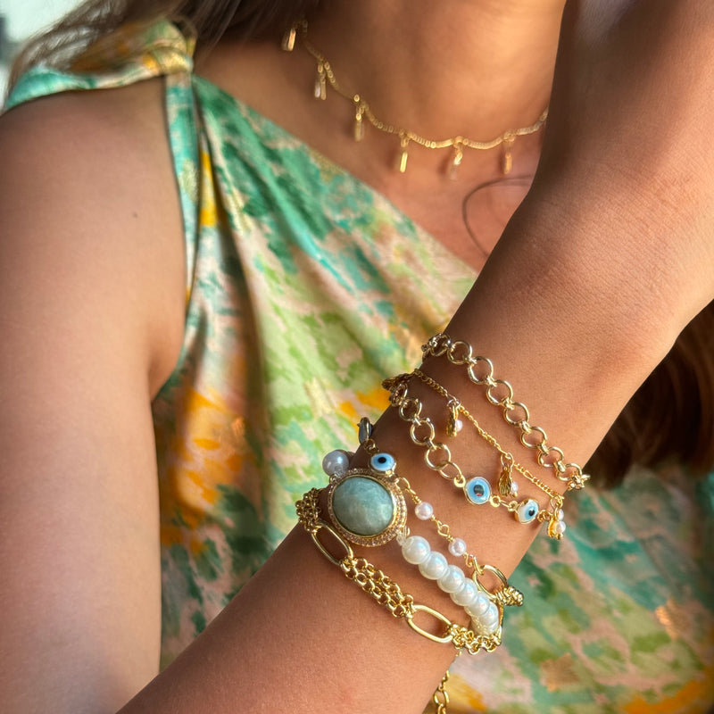 Wanderlust Pearl Wrap Bracelet