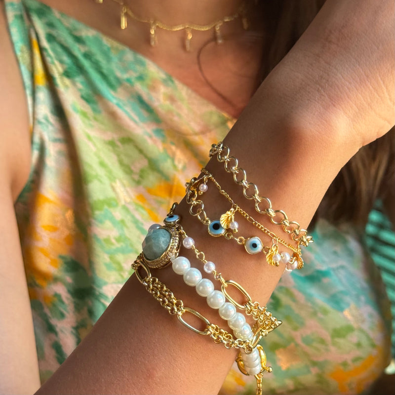 Wanderlust Pearl Wrap Bracelet