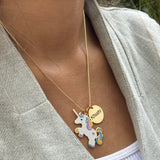 Kids Unicorn Name Necklace