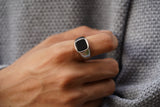 Men Onyx Stone Ring