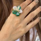 Flower Bird Ring