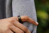 Matte Black Ring - Men