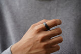 Ceramic Matte Ring - Men