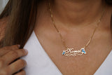 Personalised Infinity Butterfly Name Necklace