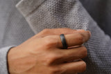 Ceramic Matte Ring - Men