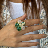 Flower Bird Ring