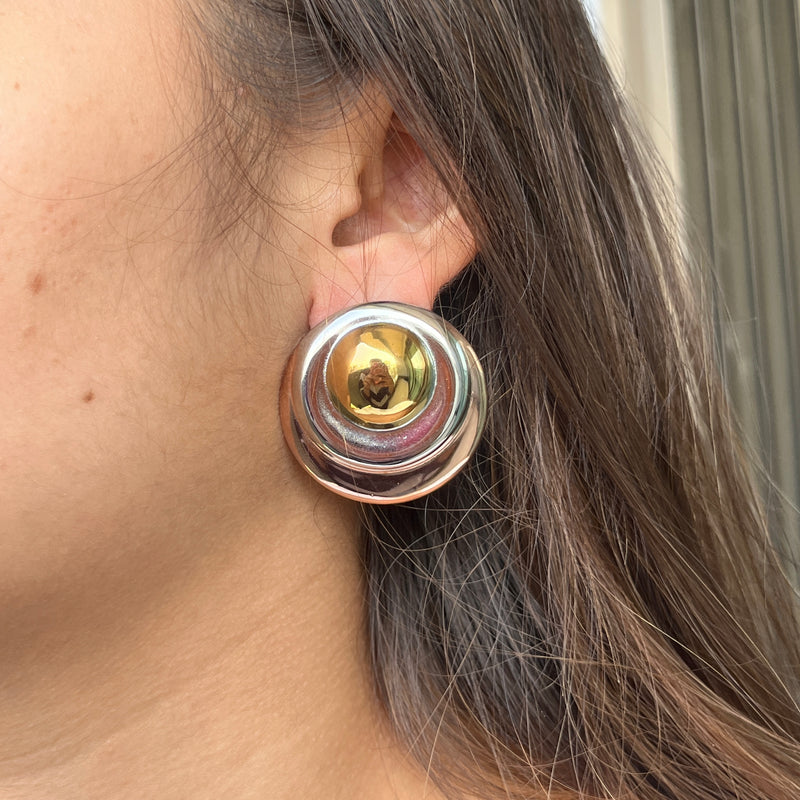 Vintage Dome Earrings